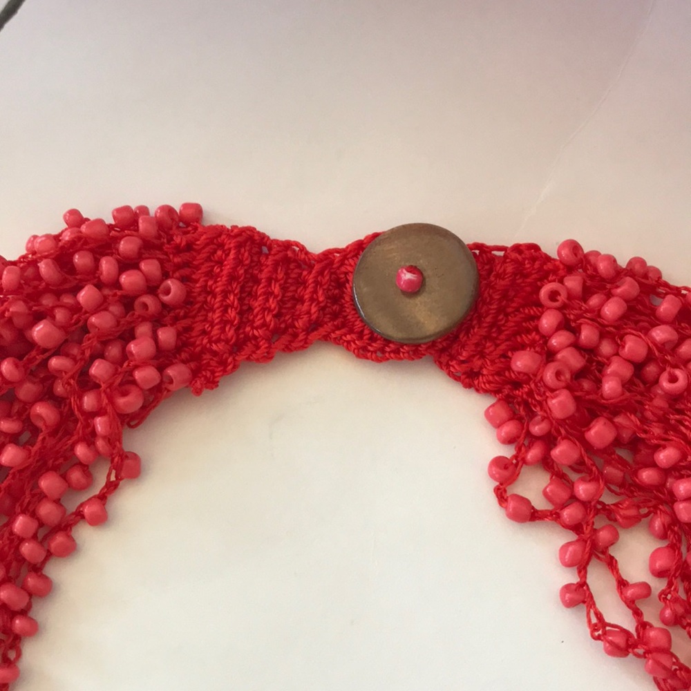 Multi Strand Beaded Necklace - Picture 5 of 7